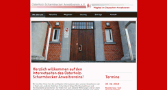 Desktop Screenshot of anwaltverein-ohz.de